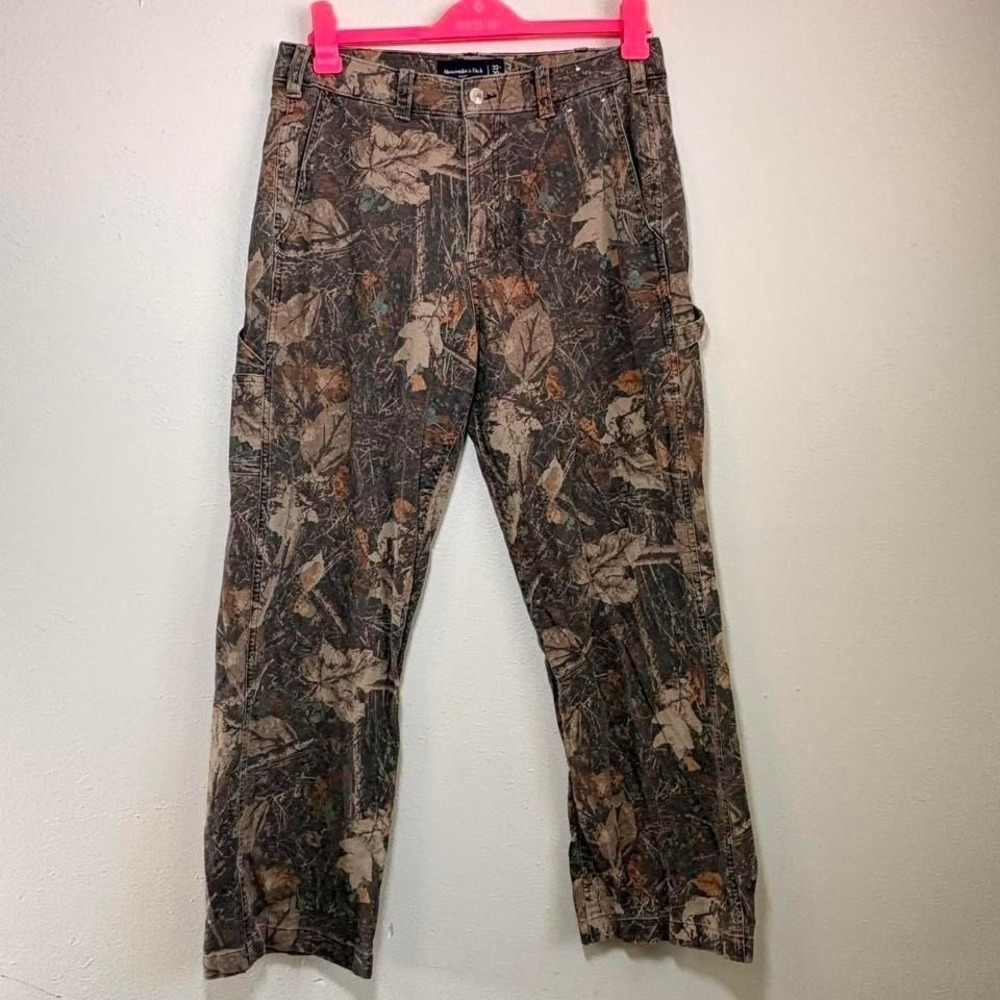 Abercrombie & Fitch‎ Men's Baggy Fit Camo Carpenter Pants 32x30